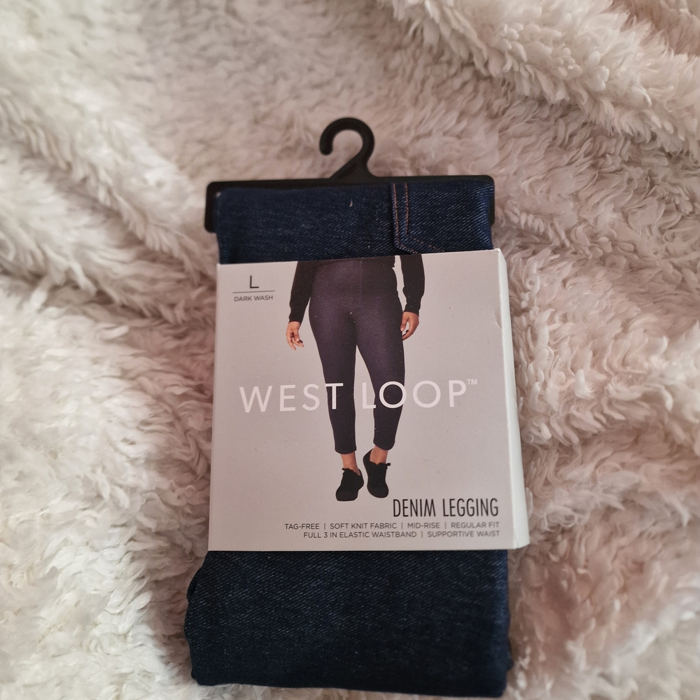 BNWT West Loop Indigo Denim Jeggings